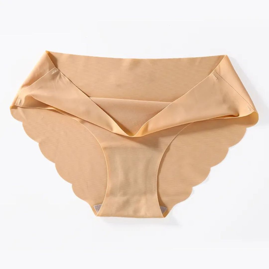 Mid-Waist Seamless Wave Panties