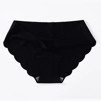 Mid-Waist Seamless Wave Panties