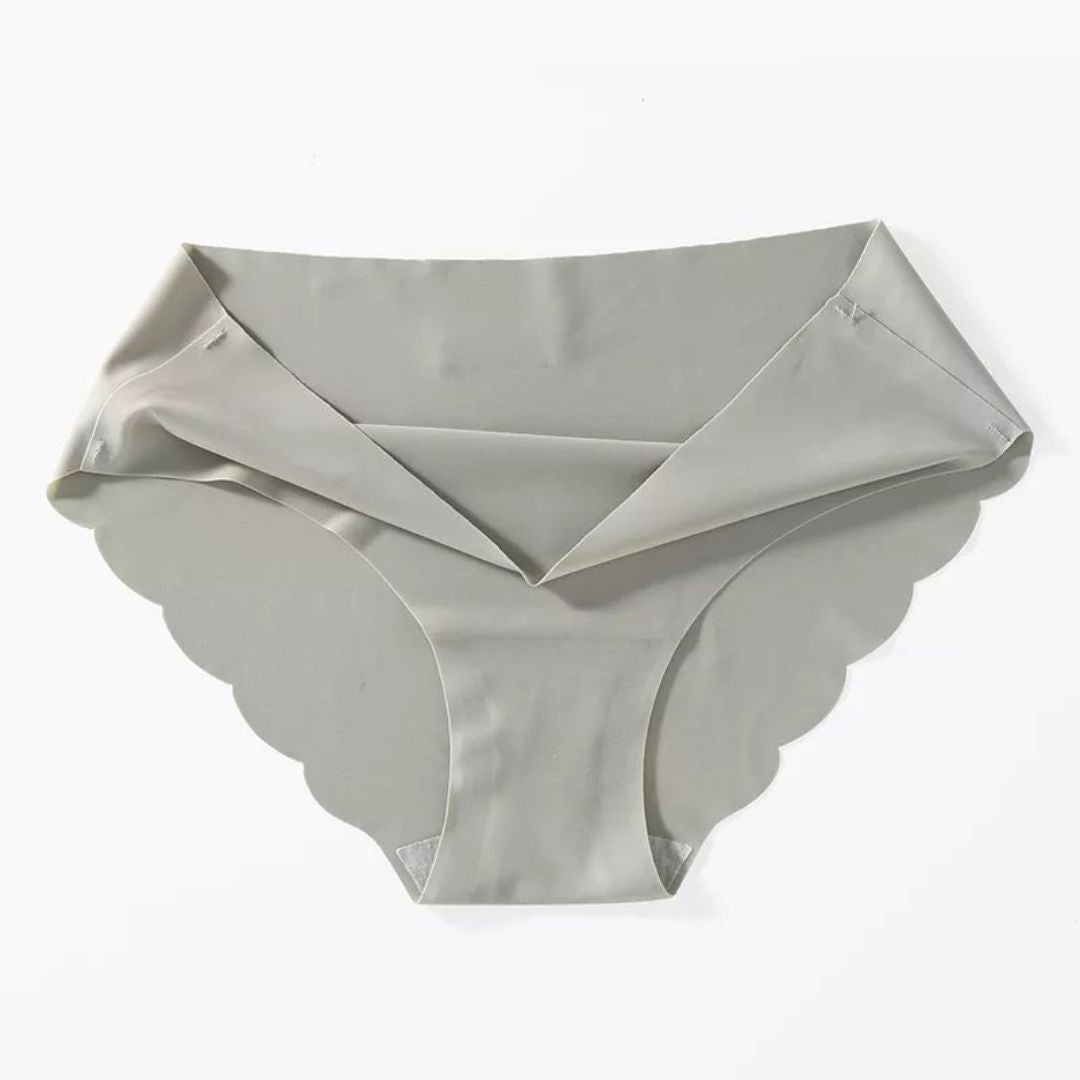 Mid-Waist Seamless Wave Panties