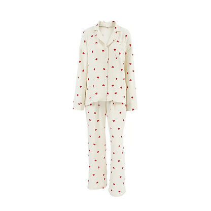 “Sweet Hug” Cotton Pajamas