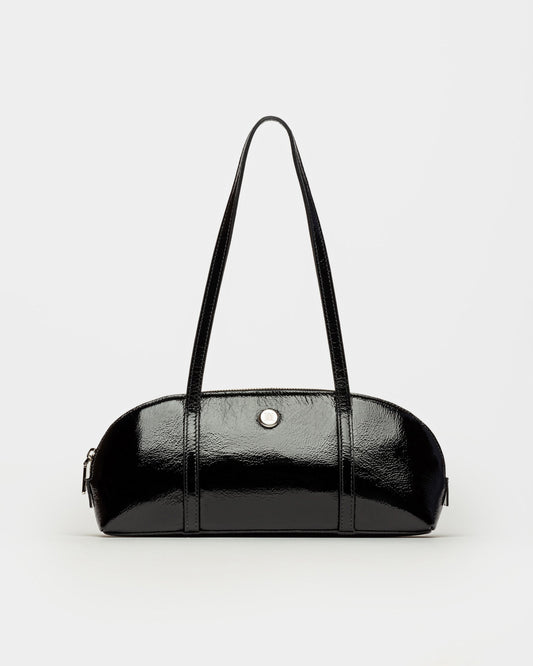 CARTERA AL HOMBRO BONNIE EN CUERO CHAROL